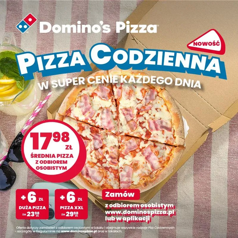 Jakie tajemnice kryje średnia pizza Domino's? Odkryj jej zaskakujący rozmiar!