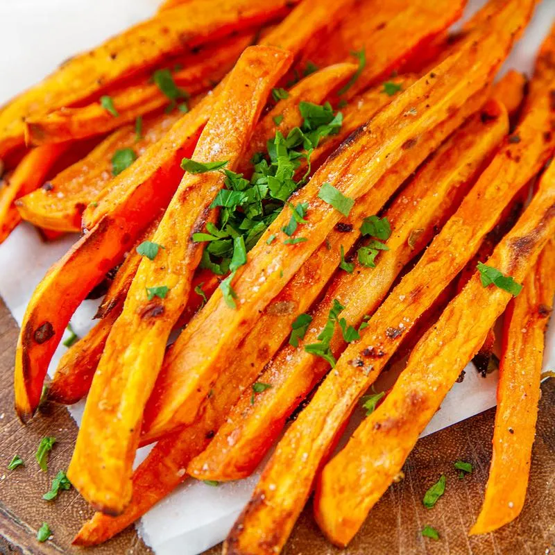 Błędy przy pieczeniu frytek z batatów