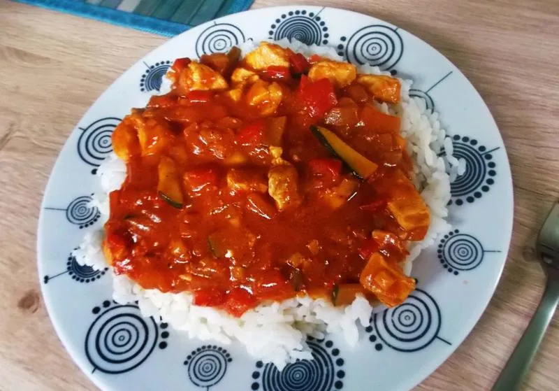 Curry z mlekiem kokosowym