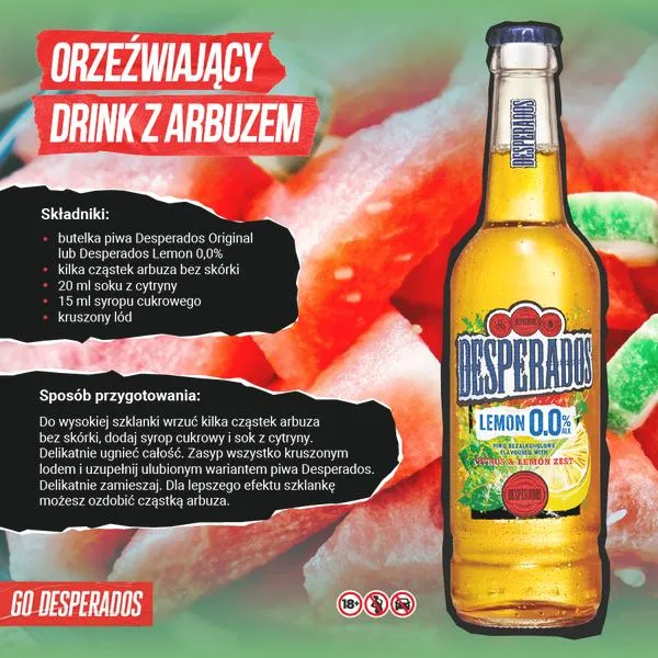 Cytrusowe drinki z piwem