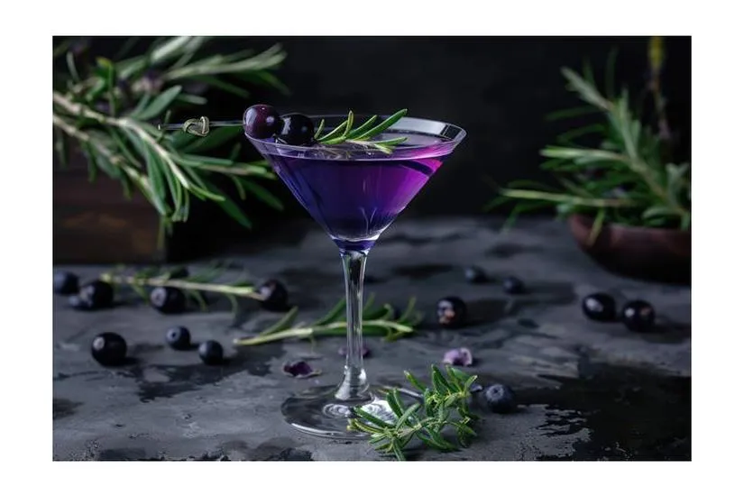 Drink z borówkami