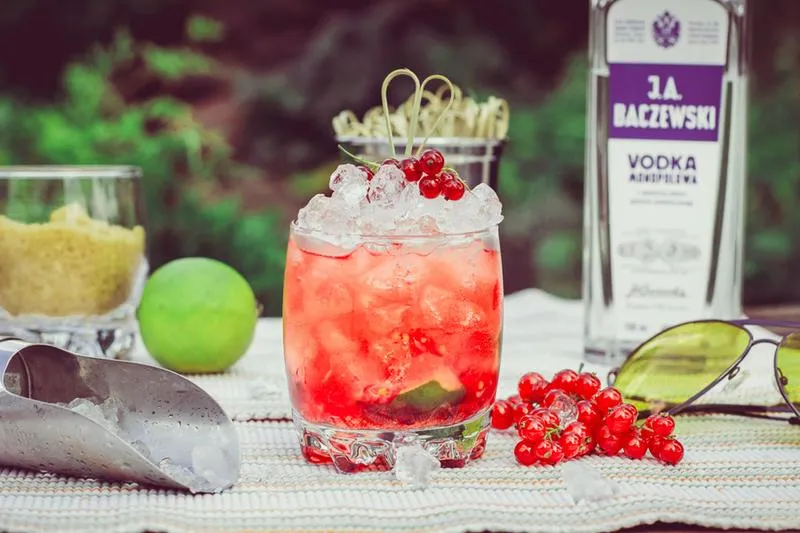 Drink z sokiem porzeczkowym