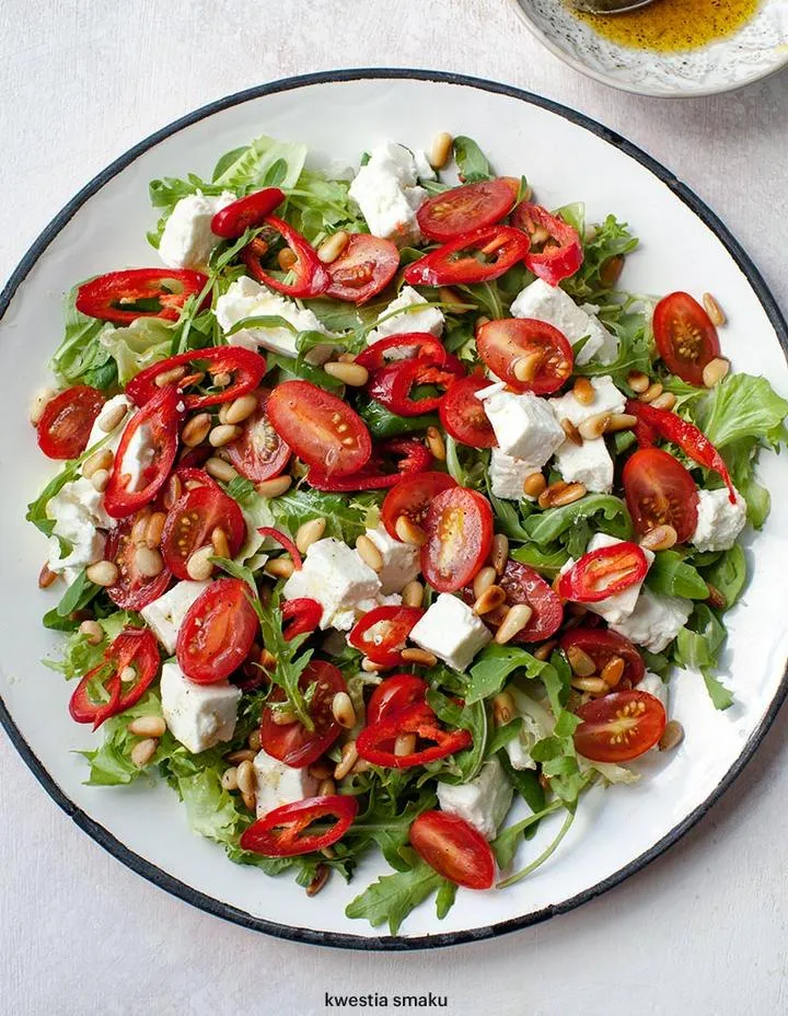 Efektowne podanie sałatki