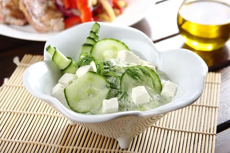 Fit mizeria bez śmietany