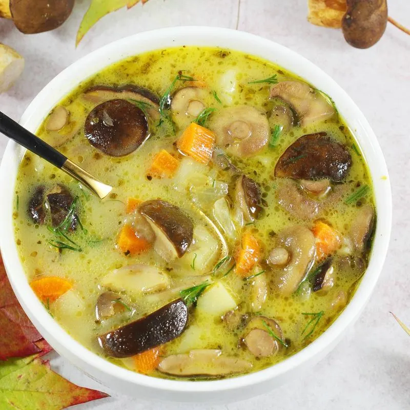 Kaloryczność zupy grzybowej