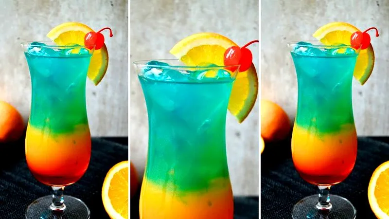 Kolorowe drinki z wódką