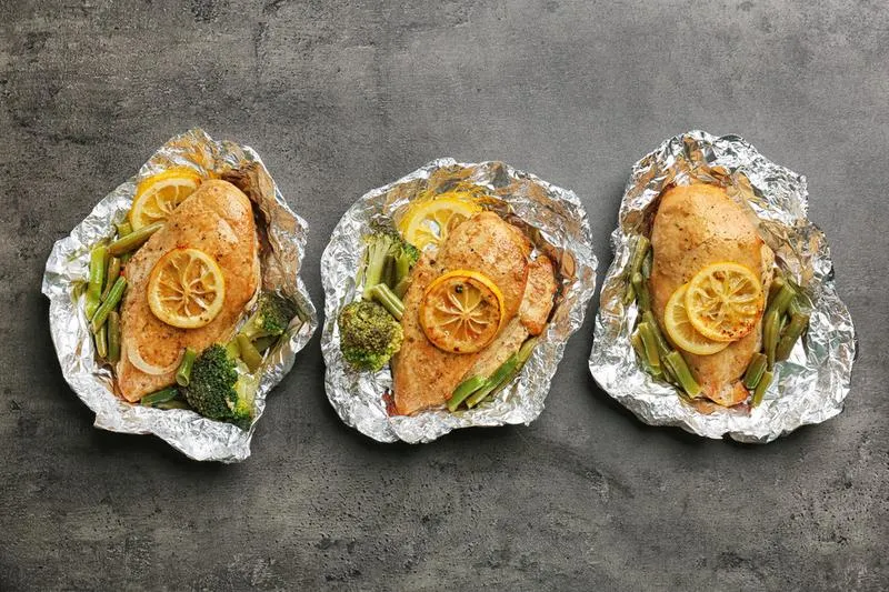 Pierś z kurczaka w folii