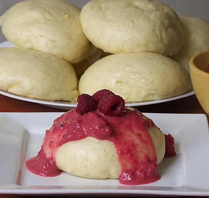 Podgrzewanie klusek na parze