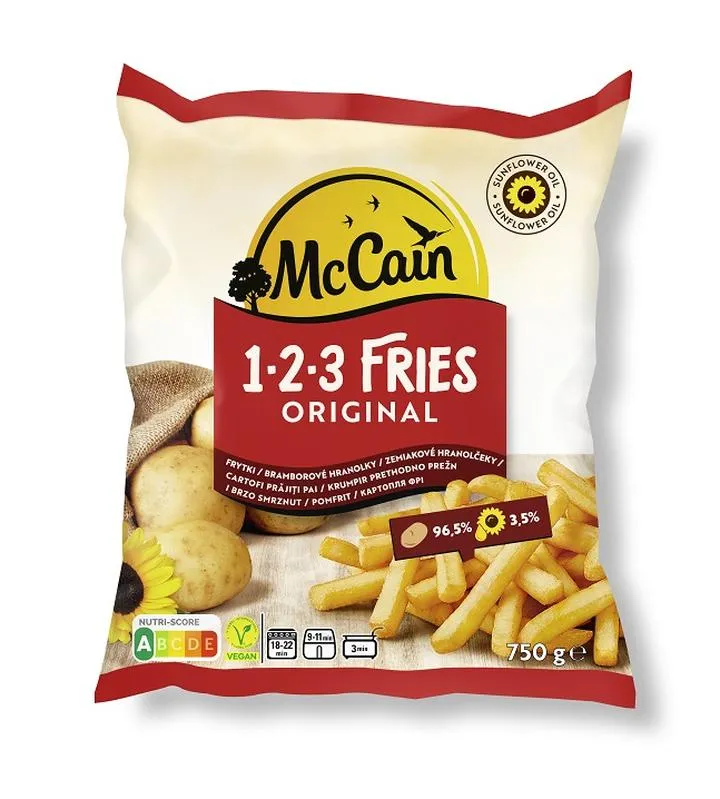 Podwójne smażenie frytek