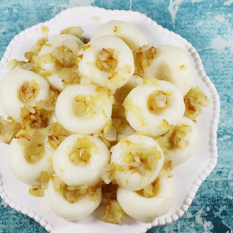 Przygotowanie klusek do mrożenia