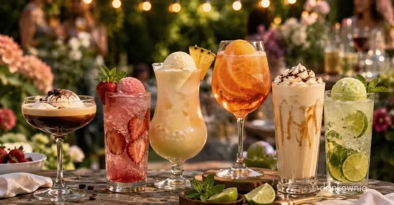 Pyszne drinki z lodami