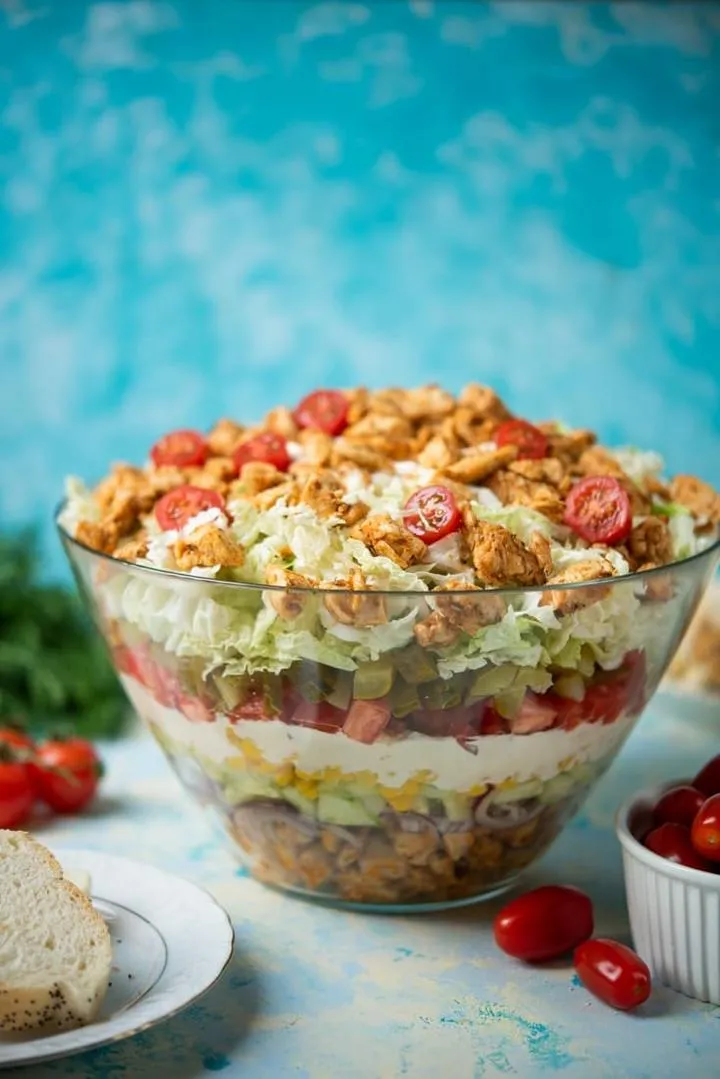 Sałatka gyros w lodówce