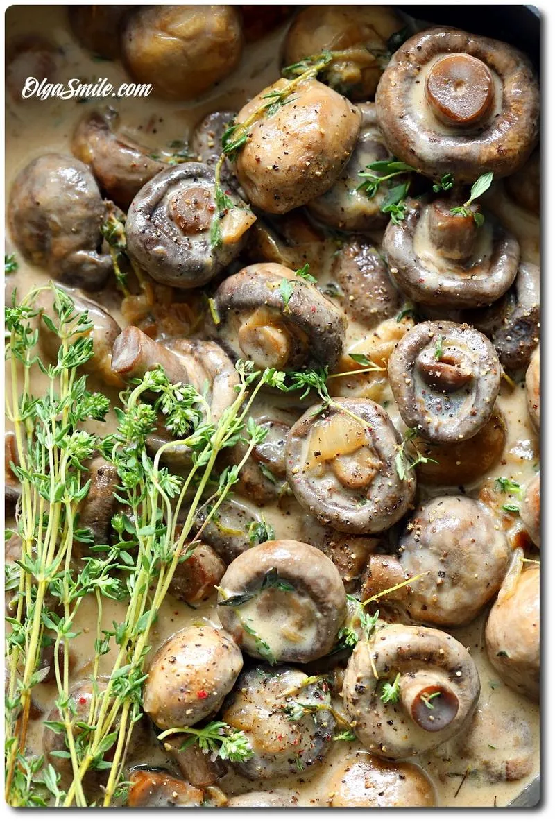 Sałatka z pieczarkami