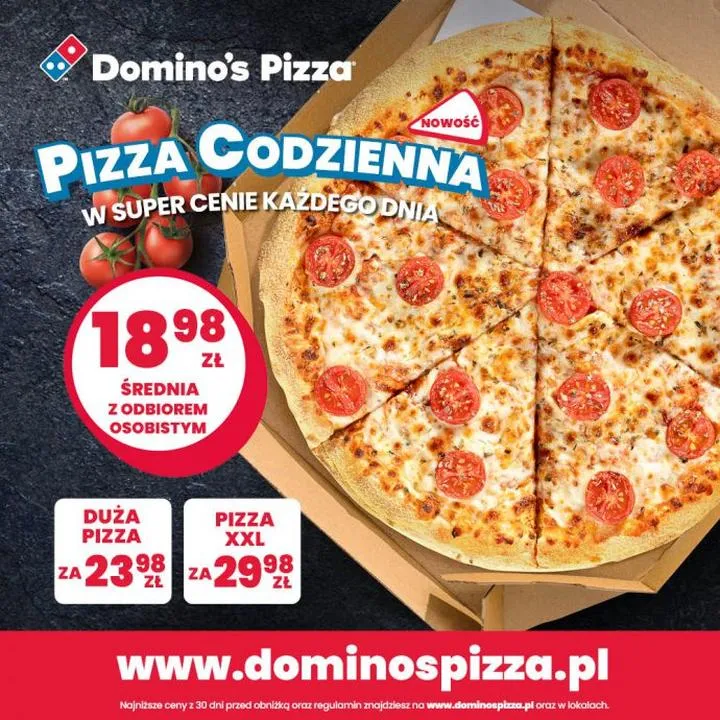 Średnia pizza Domino's