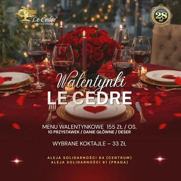 Walentynkowe koktajle