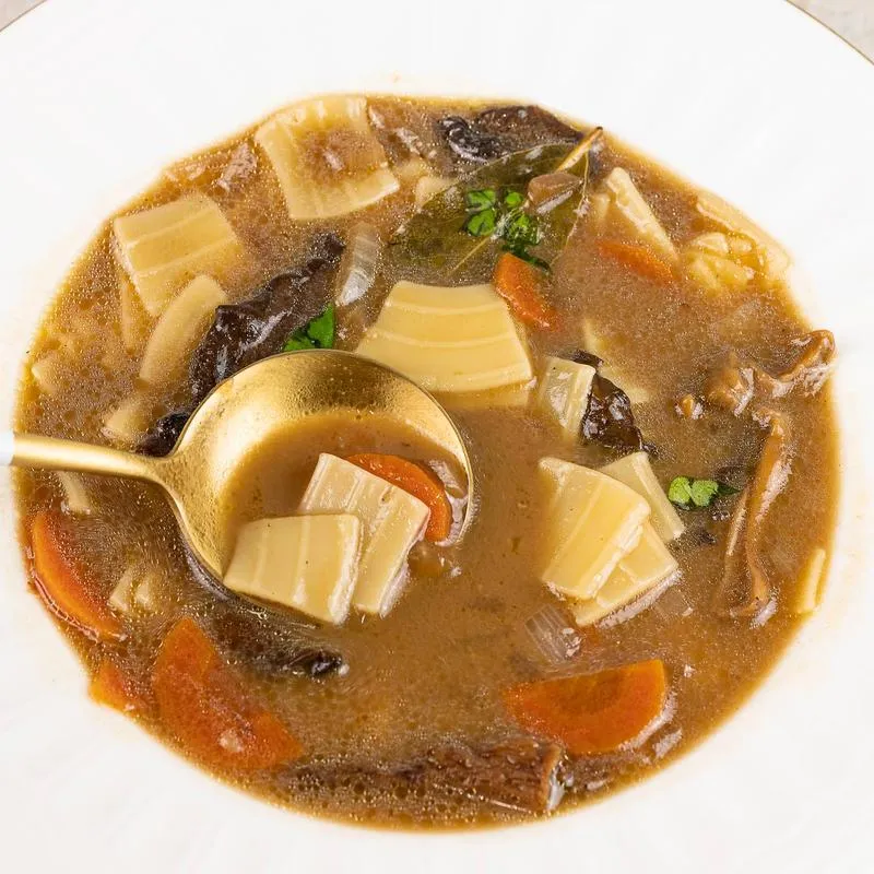 Wartość energetyczna zupy grzybowej